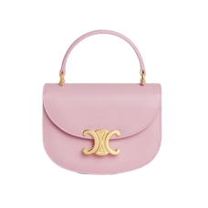 Сумка Celine Mini Besace Triomphe из блестящей телячьей кожи